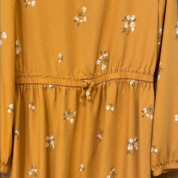 OshKosh B'gosh UEC Girls Size 8 Floral Tiered Dress in Vibrant Orange - Picture 4 of 11